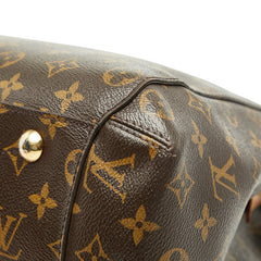ルイ ヴィトン モノグラム モンテーニュMM ハンドバッグ ショルダーバッグ 2WAY M41056 ブラウン PVC レザー レディース LOUIS VUITTON 【中古】