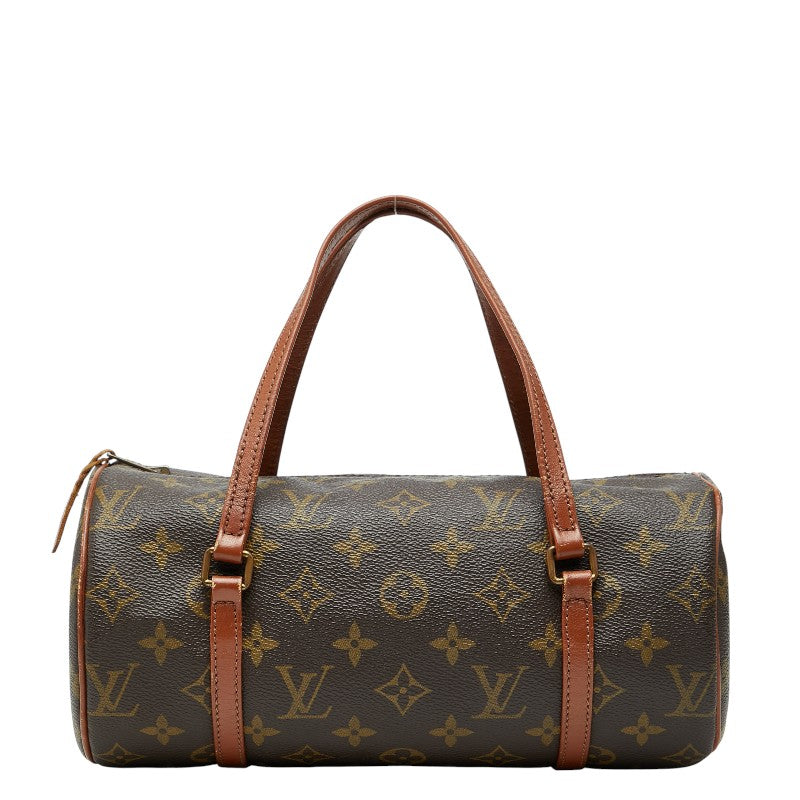 ルイ ヴィトン モノグラム パピヨン26 ハンドバッグ M51366 ブラウン PVC レザー レディース LOUIS VUITTON 中古