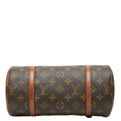 ルイ ヴィトン モノグラム パピヨン26 ハンドバッグ M51366 ブラウン PVC レザー レディース LOUIS VUITTON 中古
