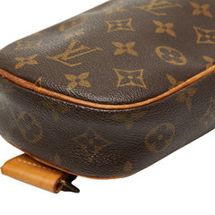 ルイ ヴィトン モノグラム ポシェットガンジュ ボディバッグ ウエストバッグ M51870 ブラウン PVC レザー メンズ LOUIS VUITTON 【中古】
