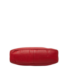 グッチ バンブー ハンドバッグ ショルダーバッグ 2WAY 282315 レッド レザー レディース GUCCI 【中古】