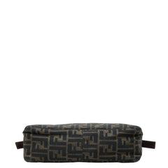 フェンディ ズッカ マンマバケット ワンショルダーバッグ 26566 ブラウン キャンバス レザー レディース FENDI 【中古】