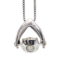 Pt900 プラチナ Pt850 プラチナ ダイヤ0.60ct ペンダント ネックレス レディース 【中古】