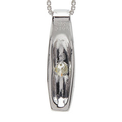 K18WG ホワイトゴールド ダイヤ0.166ct ダイヤ0.05ct ペンダント ネックレス レディース 【中古】