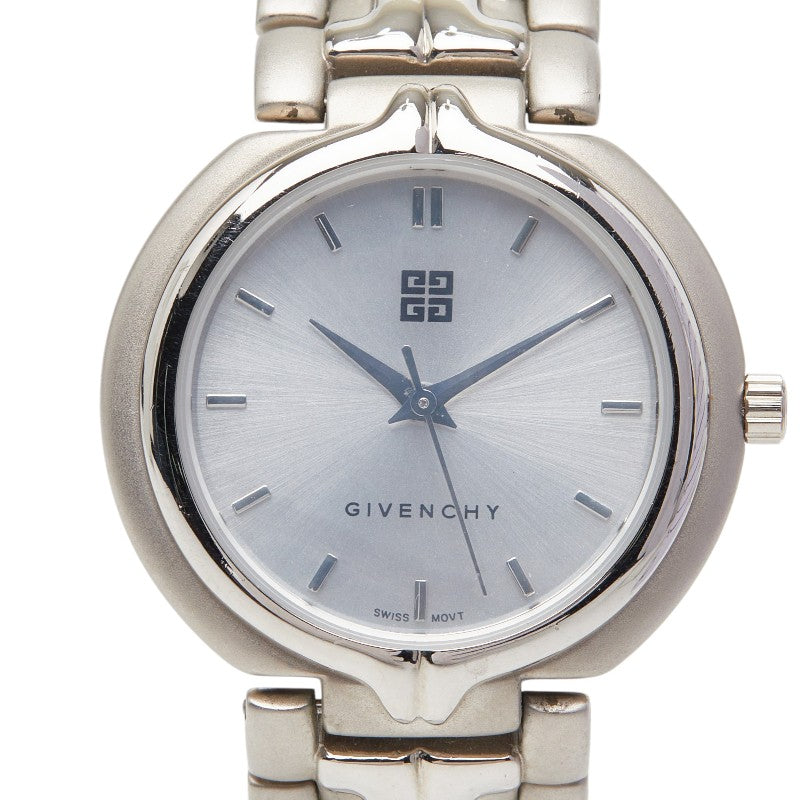 ジバンシー 腕時計 SY.18.XV クオーツ シルバー文字盤 ステンレススチール メンズ Givenchy 【中古】