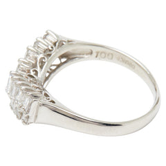 Pt900 プラチナ ダイヤ1.00ct リング 指輪 レディース 12.5号 【中古】