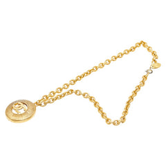 シャネル ココマーク チェーン ペンダントネックレス ゴールド メッキ レディース CHANEL 【中古】