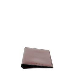 サルヴァトーレフェラガモ 2003 二つ折り 長財布 札入れ パスポートケース ボルドー ワインレッド レザー レディース Salvatore Ferragamo 【中古】