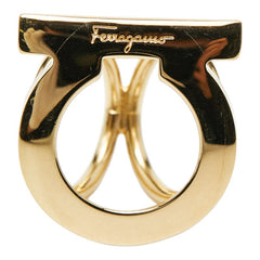 サルヴァトーレフェラガモ ガンチーニ スカーフリング ゴールド メッキ レディース Salvatore Ferragamo 【中古】