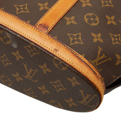 ルイ ヴィトン モノグラム バビロン トートバッグ M51102 ブラウン PVC レザー レディース LOUIS VUITTON 中古
