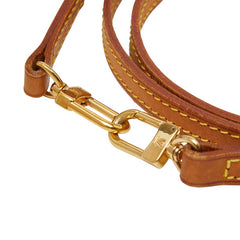 ルイ ヴィトン ショルダーストラップ ベージュ レザー レディース LOUIS VUITTON 【中古】