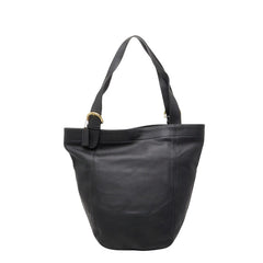 コーチ トートバッグ ショルダーバッグ ブラック レザー レディース COACH 【中古】