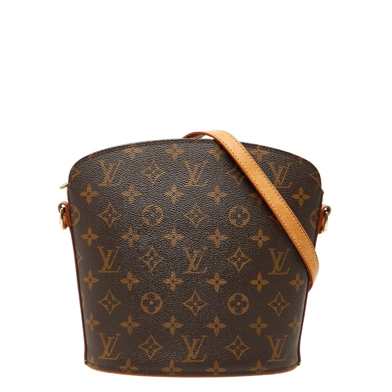 ルイ ヴィトン モノグラム ドルーオ 斜め掛け ショルダーバッグ M51290 ブラウン PVC レザー レディース LOUIS VUITTON 【中古】