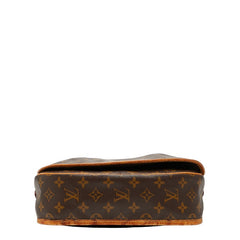 ルイ ヴィトン モノグラム メニルモンタンPM 斜め掛け ショルダーバッグ M40474 ブラウン PVC レザー レディース LOUIS VUITTON 【中古】