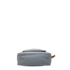 エルメス マルワリPM ショルダーバッグ ライトブルー ブラウン キャンバス レザー レディース HERMES 【中古】