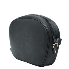 ディオール トロッター 斜め掛け ショルダーバッグ ブラック PVC レザー レディース Dior 【中古】