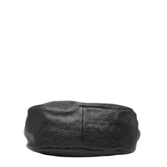 グッチ グッチシマ ハンドバッグ 203504 ブラック レザー レディース GUCCI 【中古】
