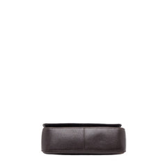 プラダ 斜め掛け ショルダーバッグ ブラウン レザー レディース PRADA 【中古】