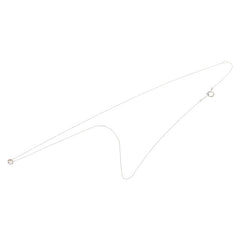 K18WG ホワイトゴールド ダイヤ0.10ct ネックレス レディース 【中古】