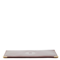 カルティエ マストライン 二つ折り 長財布 札入れ ボルドー ワインレッド レザー レディース CARTIER 【中古】