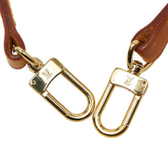 ルイ ヴィトン ショルダーストラップ ブラウン レザー レディース LOUIS VUITTON 【中古】