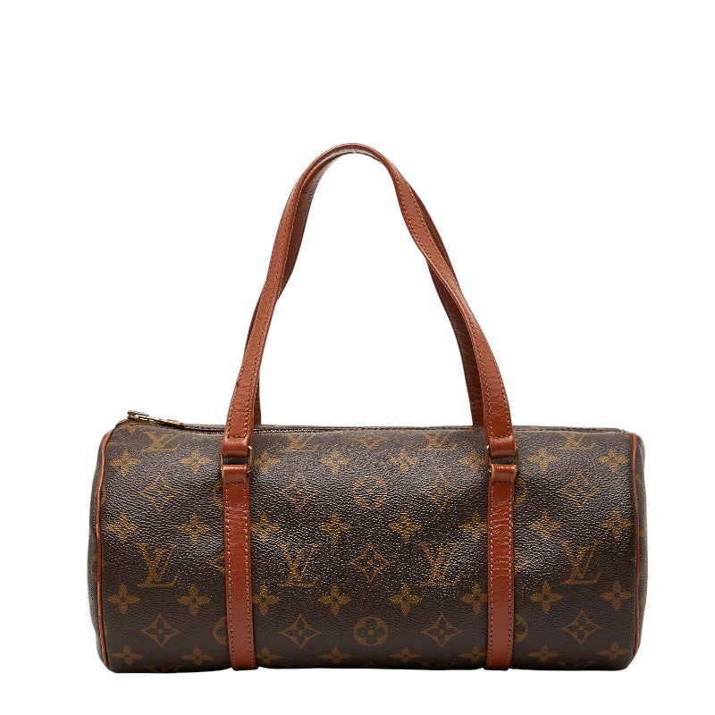 ルイ ヴィトン モノグラム パピヨン30 ハンドバッグ M51385 ブラウン PVC レザー レディース LOUIS VUITTON 【中古】