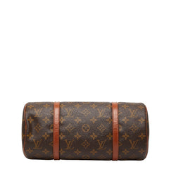 ルイ ヴィトン モノグラム パピヨン30 ハンドバッグ M51385 ブラウン PVC レザー レディース LOUIS VUITTON 【中古】