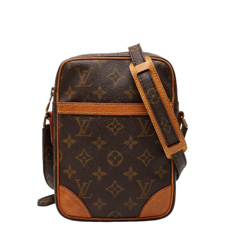 ルイ ヴィトン モノグラム ダヌーブ 斜め掛け ショルダーバッグ M45266 ブラウン PVC レザー レディース LOUIS VUITTON 【中古】