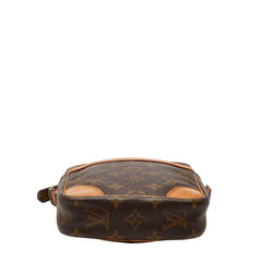 ルイ ヴィトン モノグラム ダヌーブ 斜め掛け ショルダーバッグ M45266 ブラウン PVC レザー レディース LOUIS VUITTON 中古
