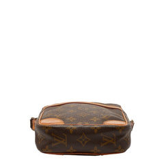 ルイ ヴィトン モノグラム ダヌーブ 斜め掛け ショルダーバッグ M45266 ブラウン PVC レザー レディース LOUIS VUITTON 中古