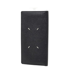 マルタンマルジェラ ロングバイフォールド ウォレット 長財布 SA1UI0021 ブラック レザー メンズ MARTIN MARGIELA 【中古】