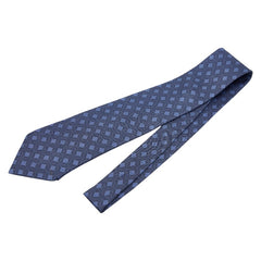 エルメス ネクタイ ブルー シルク メンズ HERMES 【中古】