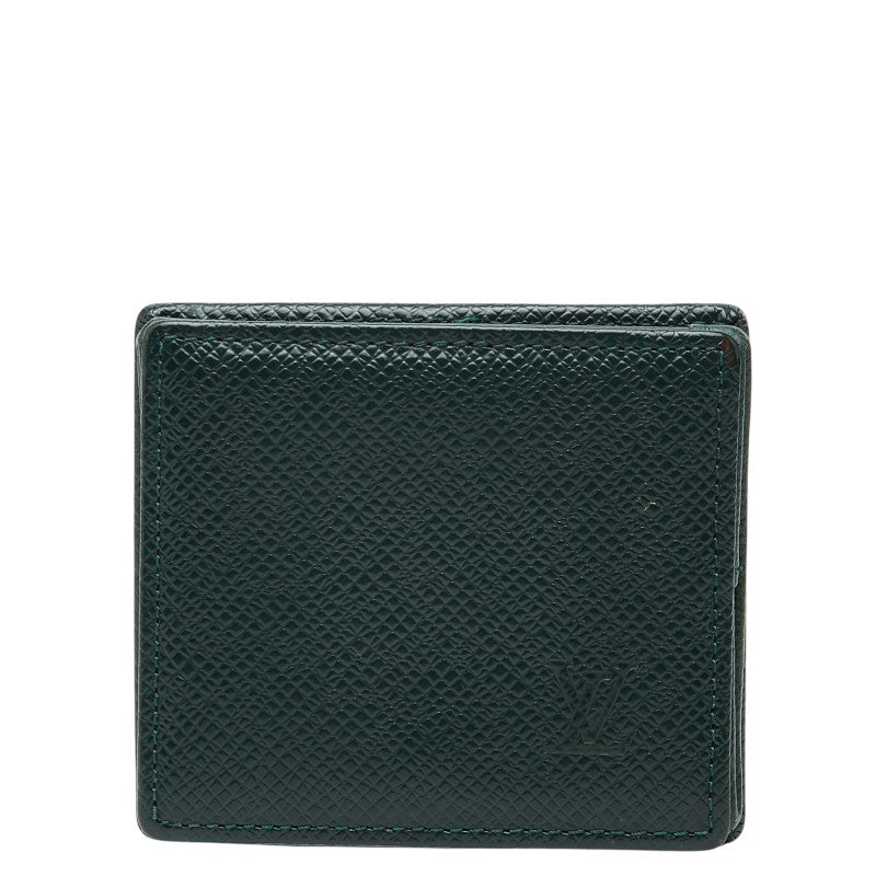 ルイ ヴィトン タイガ ポルトモネ ボワット コインケース M30384 エピセア グリーン レザー レディース LOUIS VUITTON 【中古】