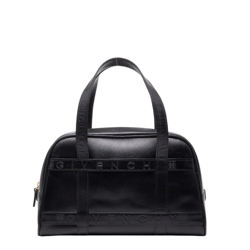ジバンシー 4Gロゴ ミニボストン バンドバッグ ブラック レザー レディース Givenchy 【中古】