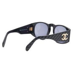 シャネル ココマーク マトラッセ サングラス 01450 94305 ブラック プラスチック レディース CHANEL 【中古】