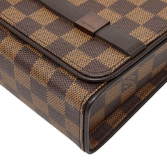 ルイ ヴィトン ダミエ トライベッカ ミニ ショルダーバッグ N51162 ブラウン PVC レザー レディース LOUIS VUITTON 【中古】