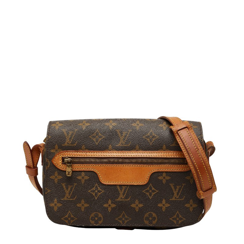 ルイ ヴィトン モノグラム サンジェルマン24 斜め掛け ショルダーバッグ M51210 ブラウン PVC レザー レディース LOUIS VUITTON 【中古】