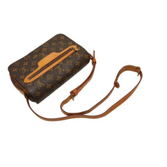 ルイ ヴィトン モノグラム サンジェルマン24 斜め掛け ショルダーバッグ M51210 ブラウン PVC レザー レディース LOUIS VUITTON 【中古】