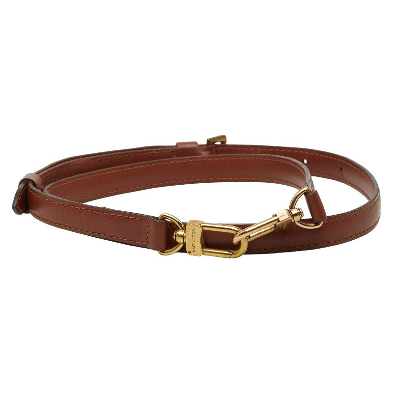 ルイ ヴィトン ショルダーストラップ ブラウン レザー レディース LOUIS VUITTON 【中古】
