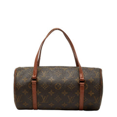ルイ ヴィトン モノグラム パピヨン26 ハンドバッグ M51366 ブラウン PVC レザー レディース LOUIS VUITTON 【中古】