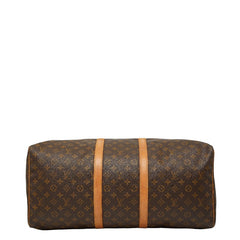 ルイ ヴィトン モノグラム キーポル55 ボストンバッグ M41424 ブラウン PVC レザー レディース LOUIS VUITTON 【中古】
