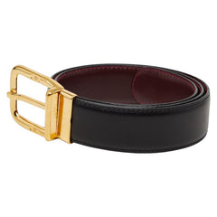 グッチ リバーシブル ベルト ブラック レザー レディース GUCCI 【中古】