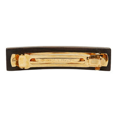 ルイ ヴィトン モノグラム シルヴァニア バレッタ ヘアクリップ ヘアアクセサリー M65181 ブラウン ゴールド ウッド レディース LOUIS VUITTON 【中古】