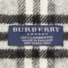 バーバリー ノバチェック マフラー グレー マルチカラー ウール レディース BURBERRY 【中古】