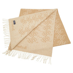 バーバリー マフラー ベージュ カシミヤ レディース BURBERRY 【中古】