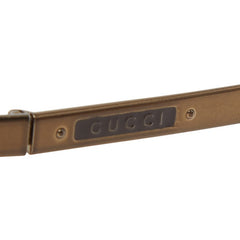 グッチ サングラス GG1853/S ゴールド ブラウン プラスチック メタル レディース GUCCI 【中古】