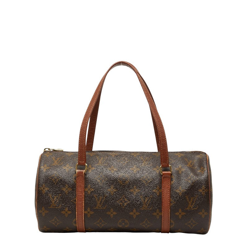 ルイ ヴィトン モノグラム パピヨン30 ハンドバッグ M51365 ブラウン PVC レザー レディース LOUIS VUITTON 【中古】