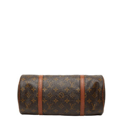ルイ ヴィトン モノグラム パピヨン30 ハンドバッグ M51365 ブラウン PVC レザー レディース LOUIS VUITTON 【中古】