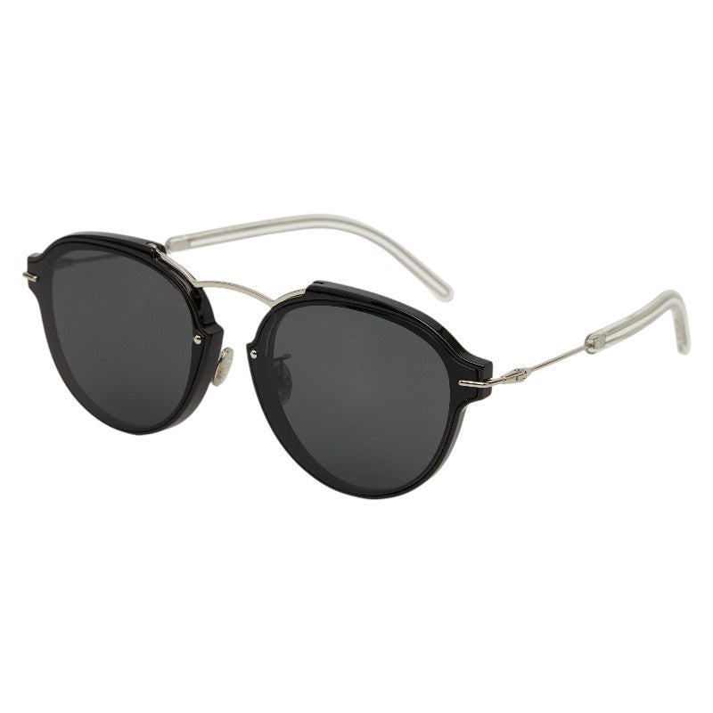 ディオール Dior Eclat サングラス ボストン RMGP9 ブラック シルバー プラスチック メタル レディース Dior 【中古】
