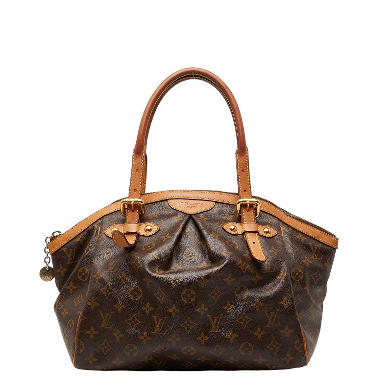 ルイ ヴィトン モノグラム ティヴォリGM ハンドバッグ M40144 ブラウン PVC レザー レディース LOUIS VUITTON 【中古】